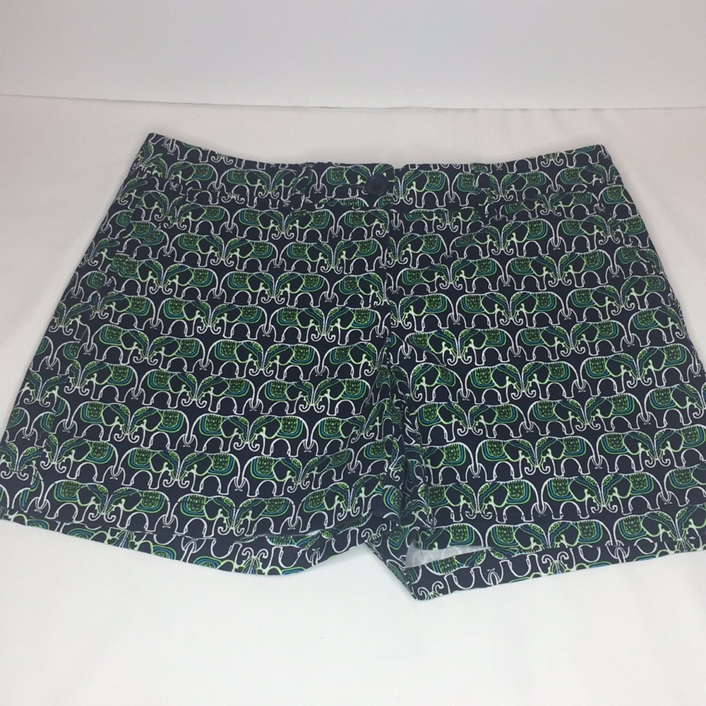 Crown & Ivy Color Navy with Elephant Print Size 6